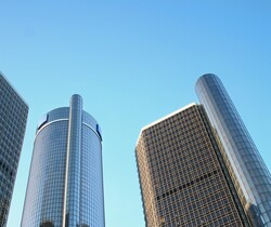 The rennaisance building An image of the rennaisance center